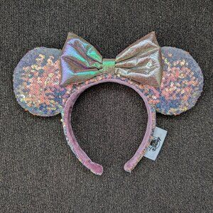 Earidescent Pink Walt Disney World 50th Anniversary Minnie Mouse Ears headband